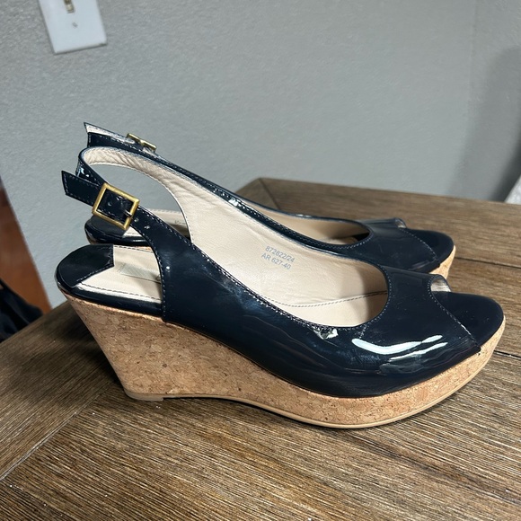 Boden patent leather cork wedges size 40 (8.5) - Picture 3 of 12